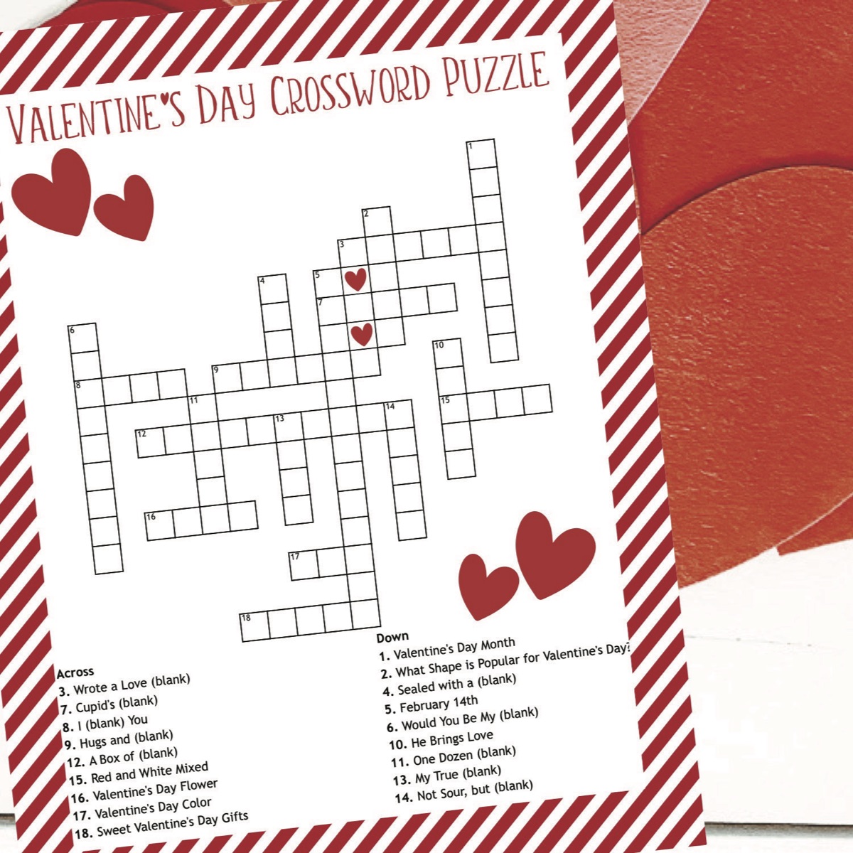 puzzles for adults best free printable valentine's day crossword